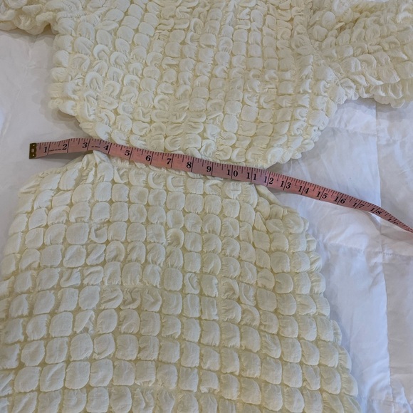 Endless Rose Size Small Off White Maxi Dress With Cut Out Waist. - Picture 9 of 12